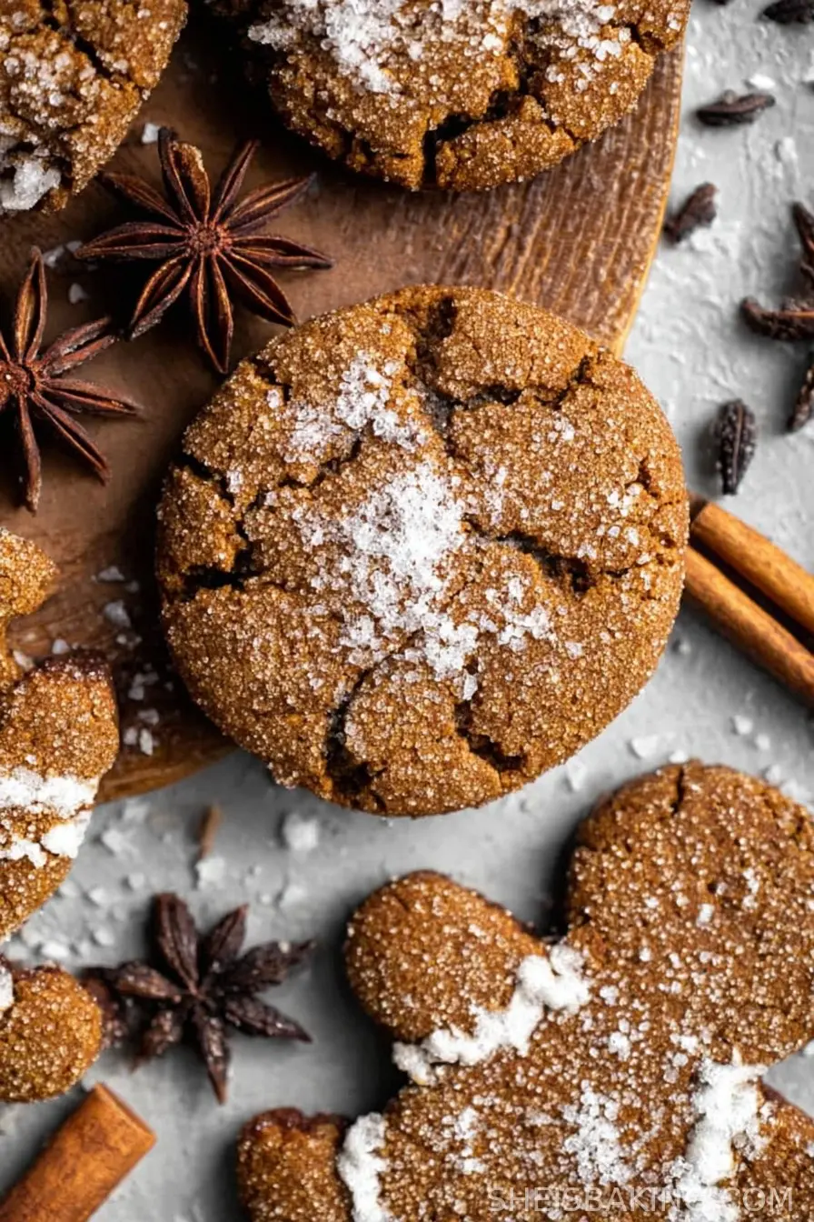 Almond Flour Gingerbread Cookies