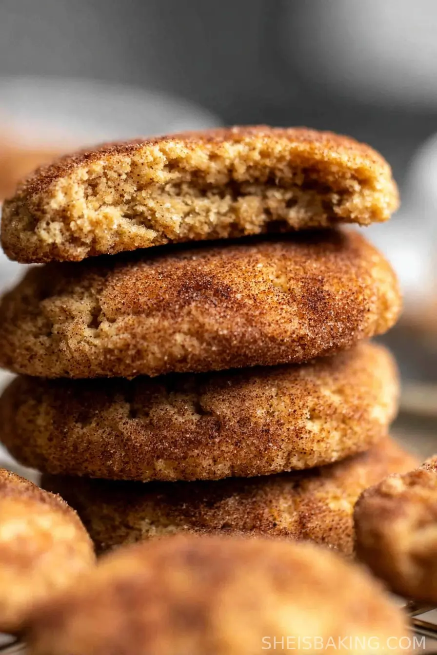 Almond Flour Snickerdoodle Cookies