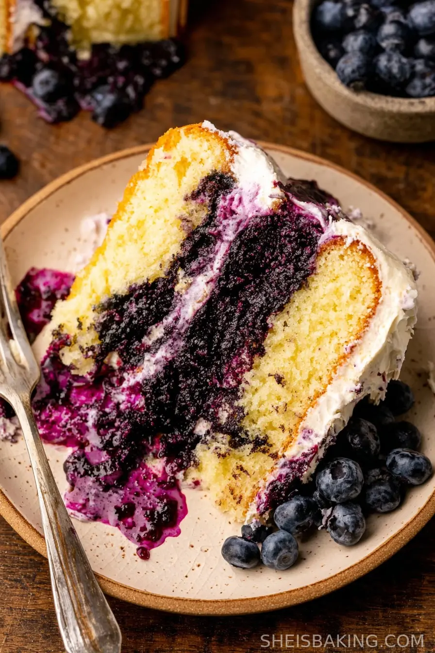 Blueberry Jam Cake