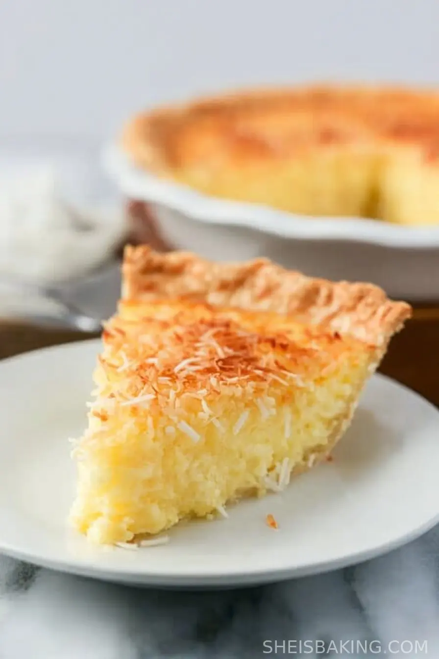 Coconut Custard Pie