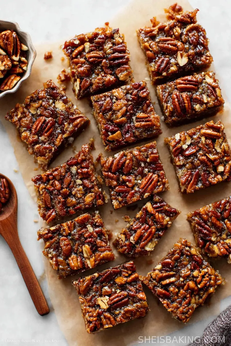 Brown Butter Pecan Pie Bars