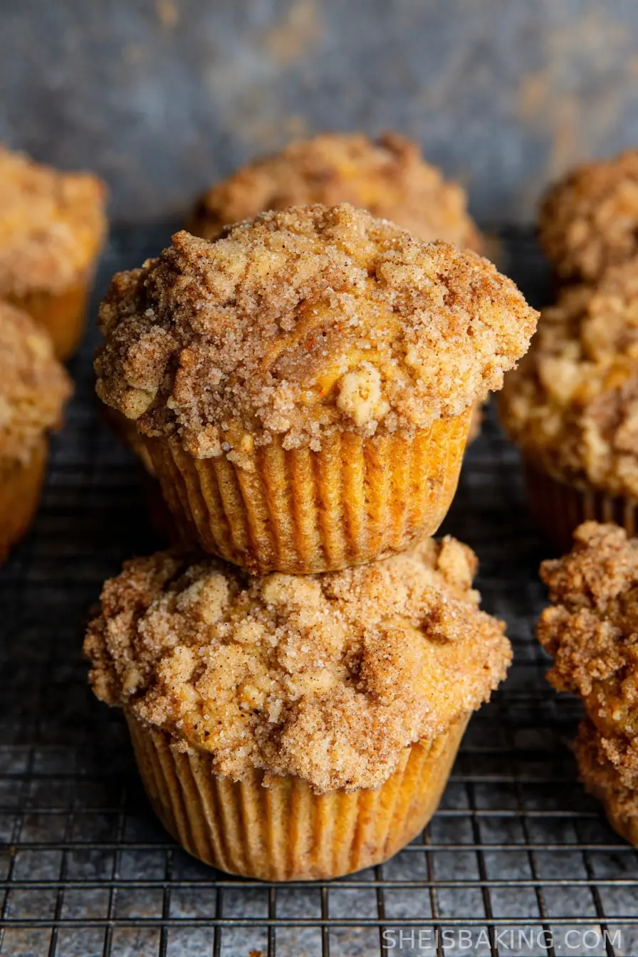 Carrot Cake Crumb Muffins