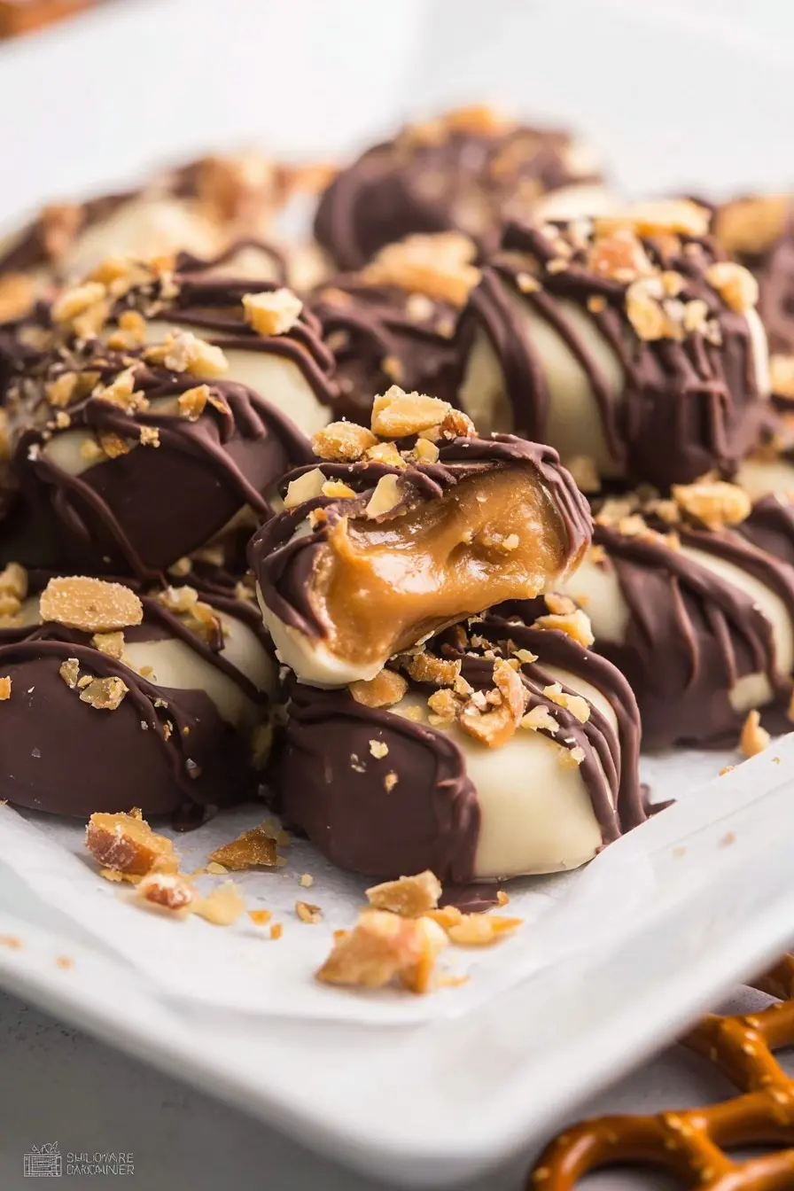 Chocolate Peanut Butter Pretzel Candies