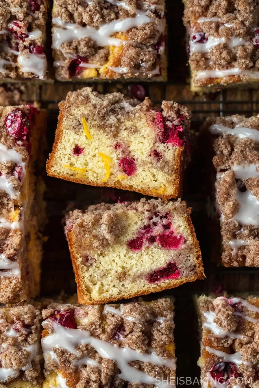 Cranberry Orange Coffee Cake - She Is Baking