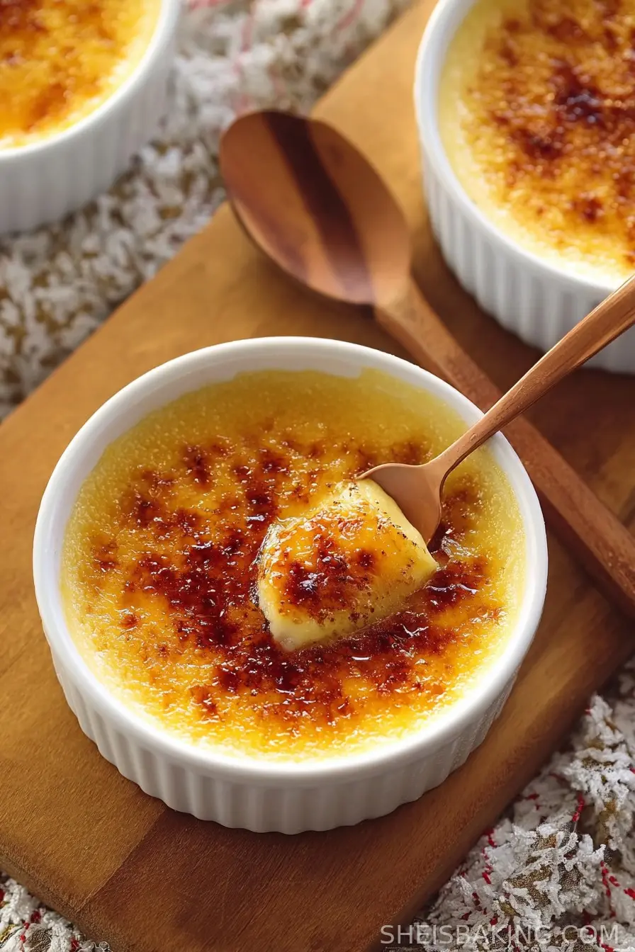 Eggnog Crème Brûlée