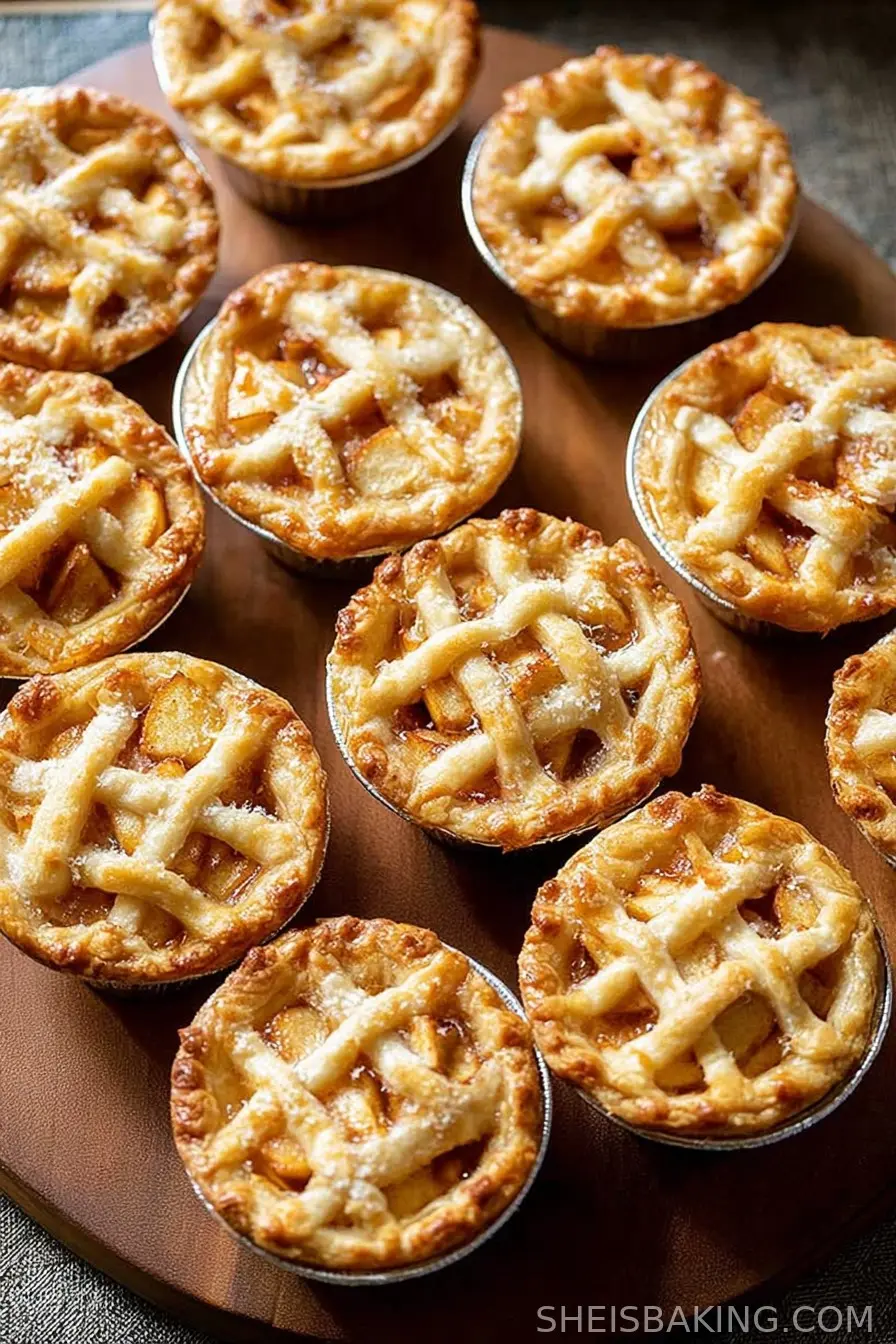 Mini Apple Pies In Muffin Tins