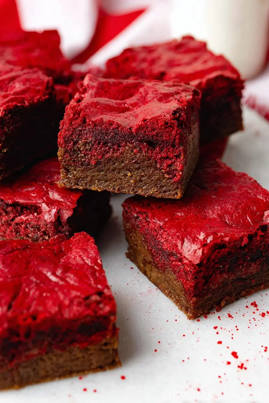 Red Velvet Brownies