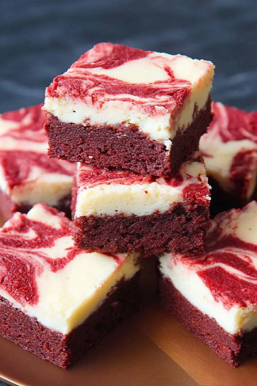 Red Velvet Cheesecake Bars