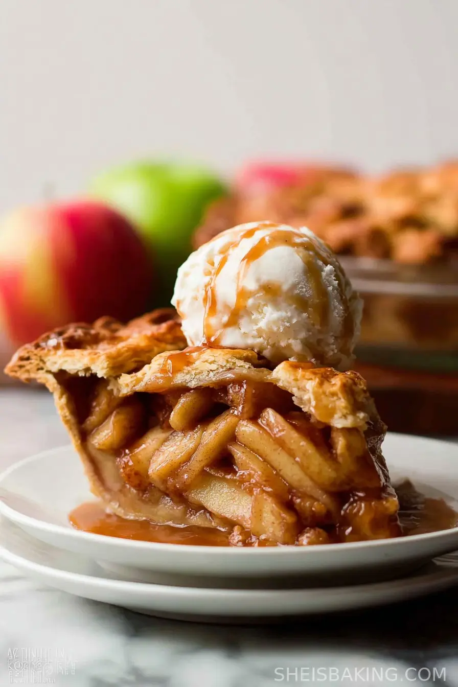 Salted Caramel Apple Pie