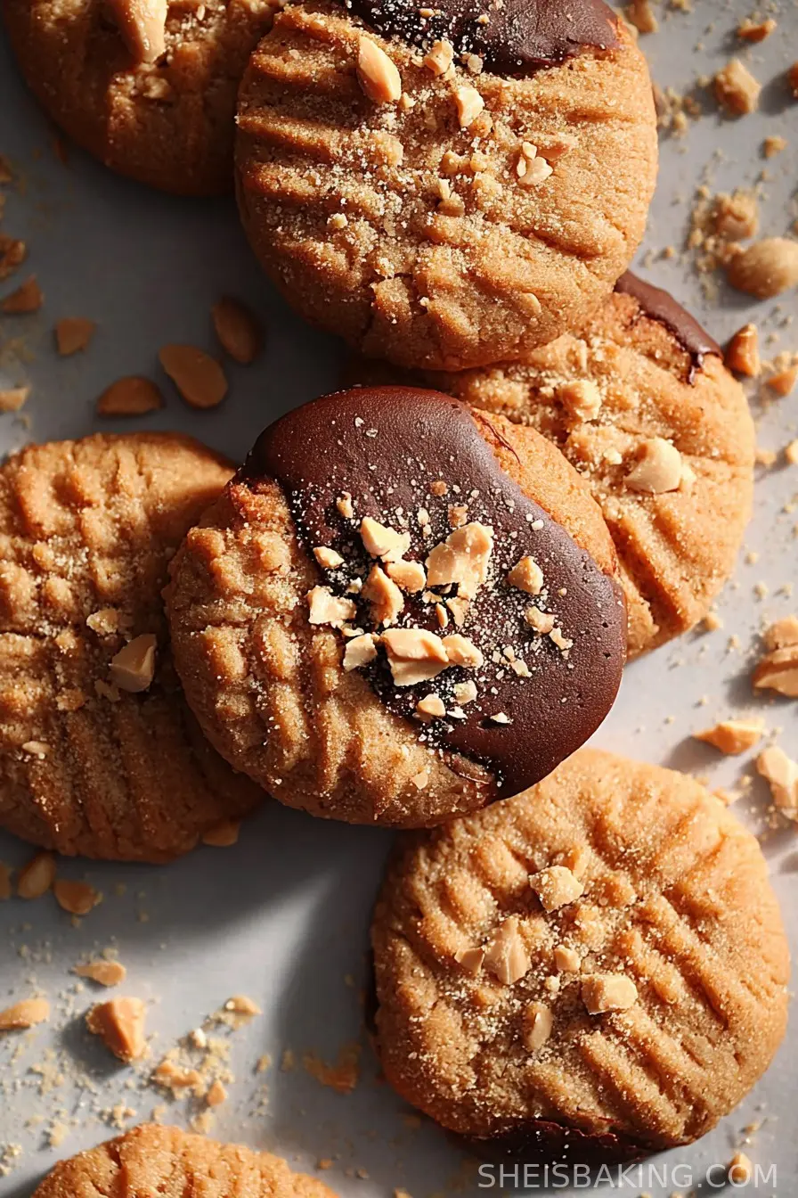3 Ingredient Peanut Butter Cookies (Vegan, Gluten-Free)