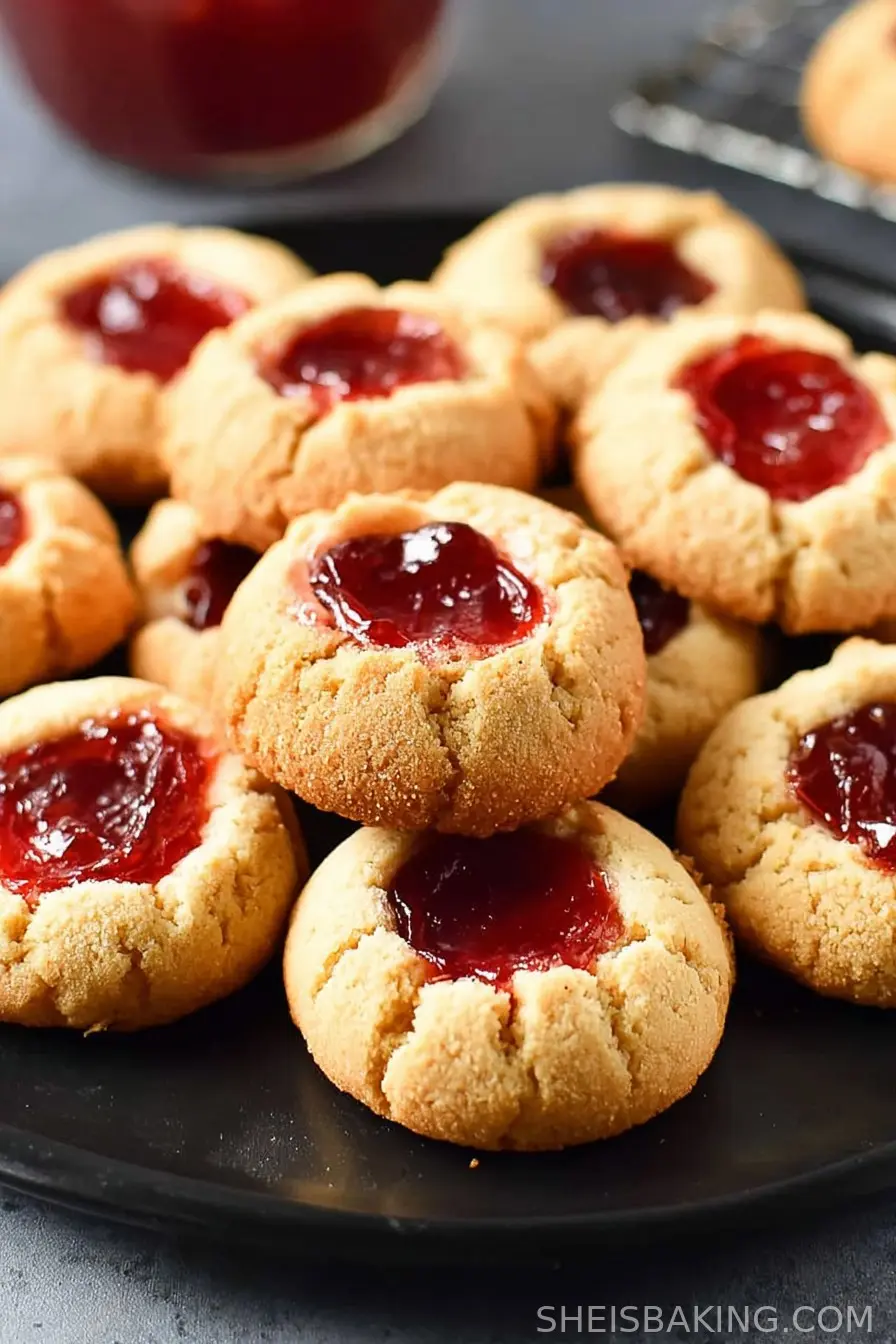 Almond Flour Thumbprint Cookies
