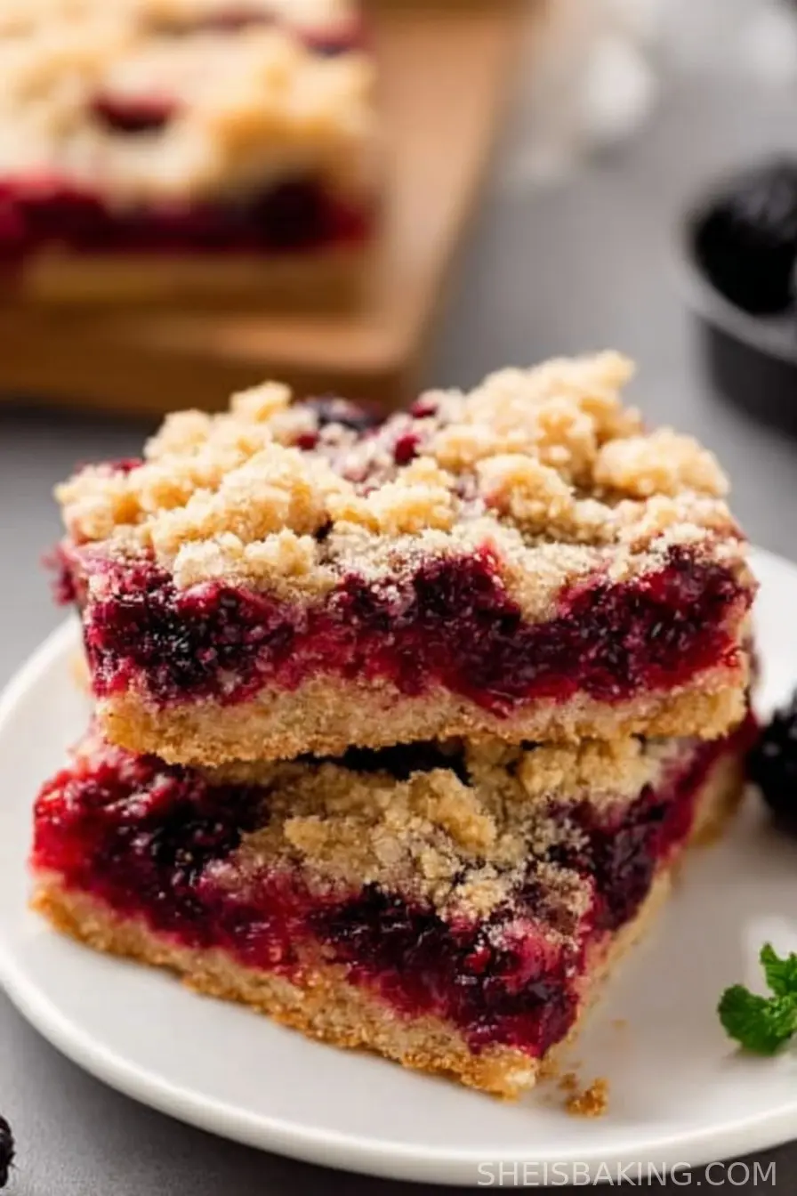 Blackberry Pie Bars
