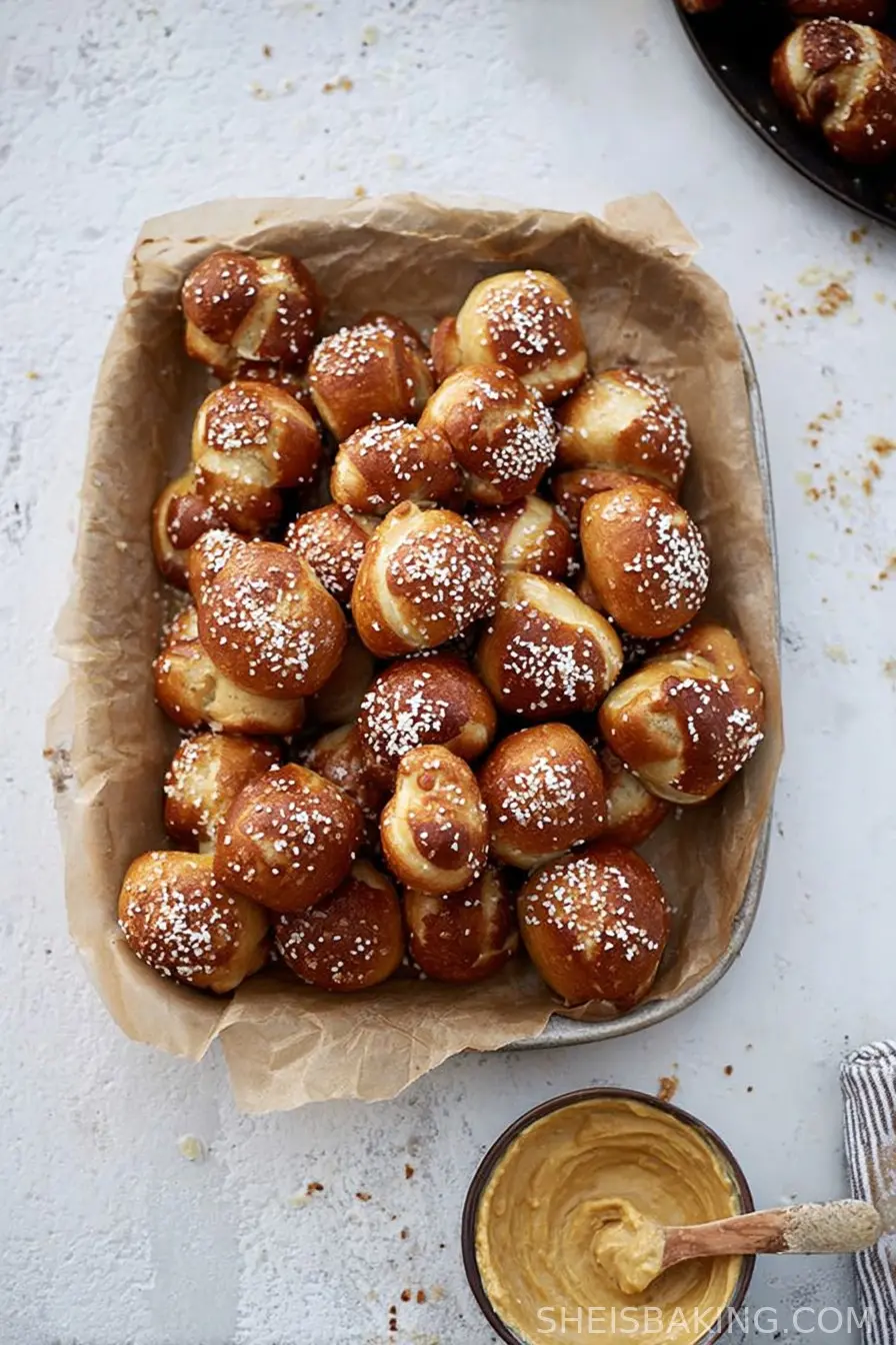 Sourdough Discard Pretzel Bites