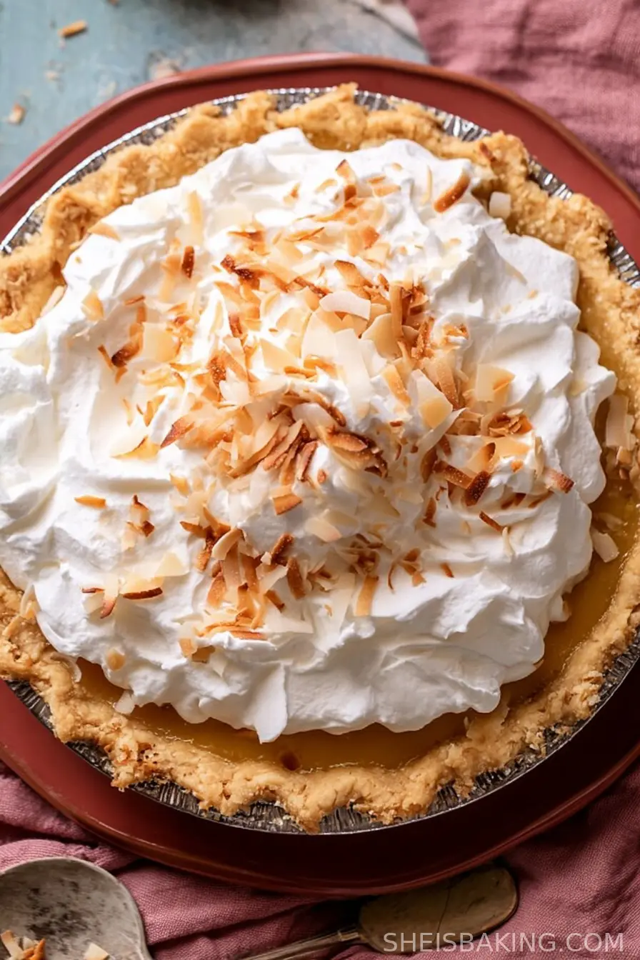 Southern Homemade Coconut Cream Pie