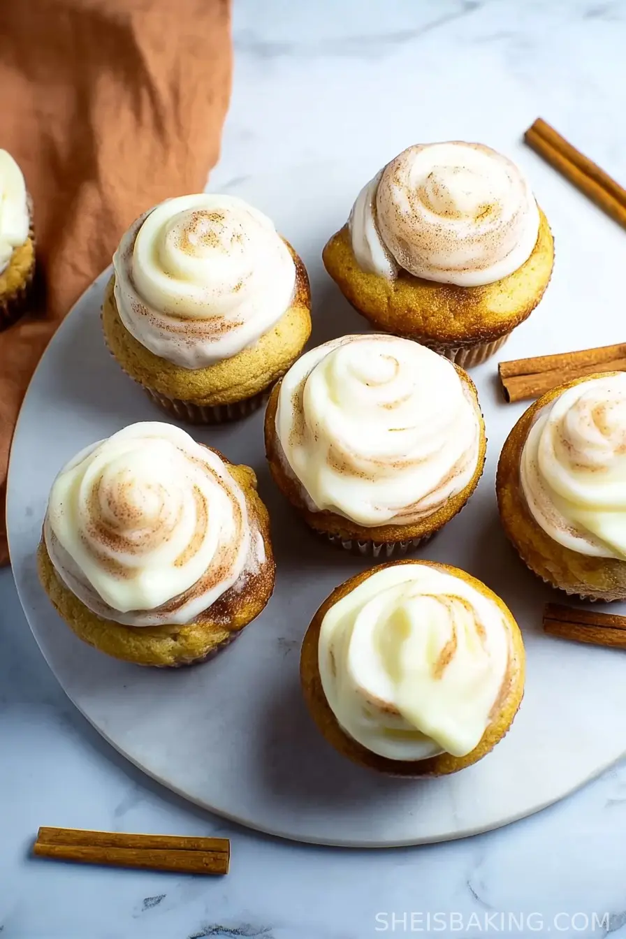 Cinnamon Roll Cupcakes Recipe