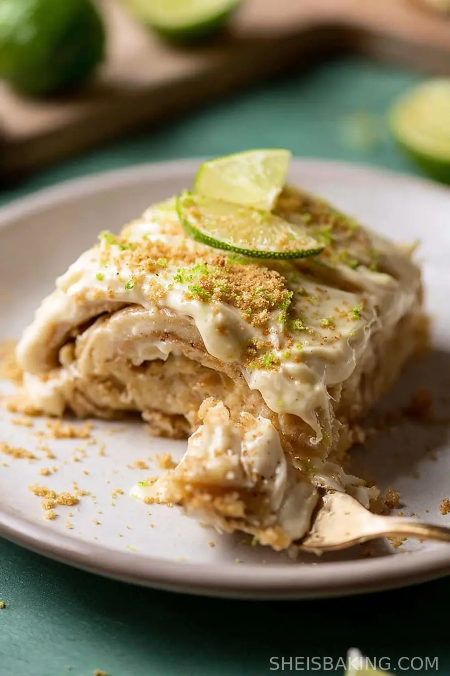 Zesty Key Lime Pie Rolls