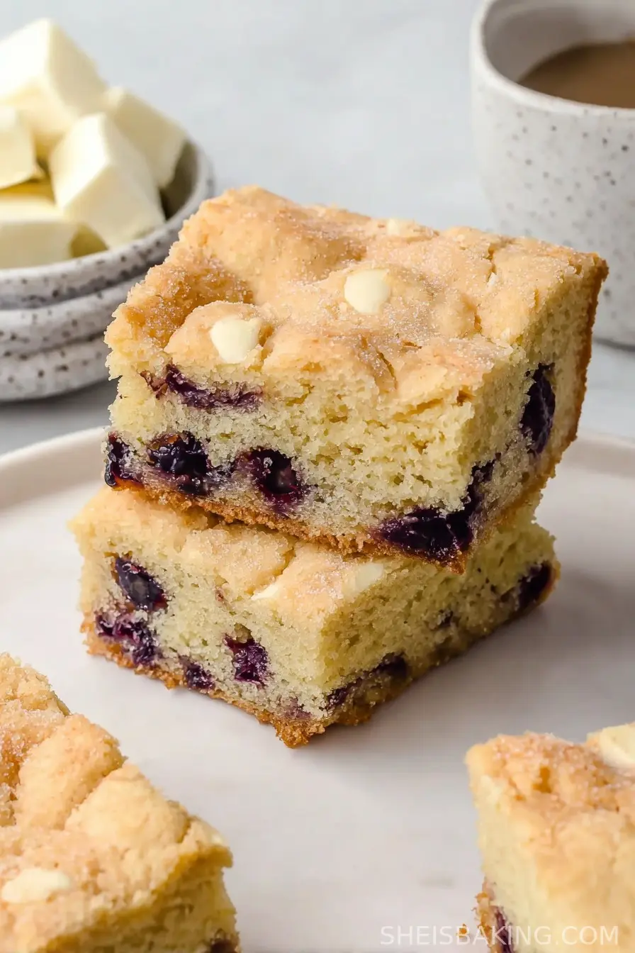 Blueberry Blondies