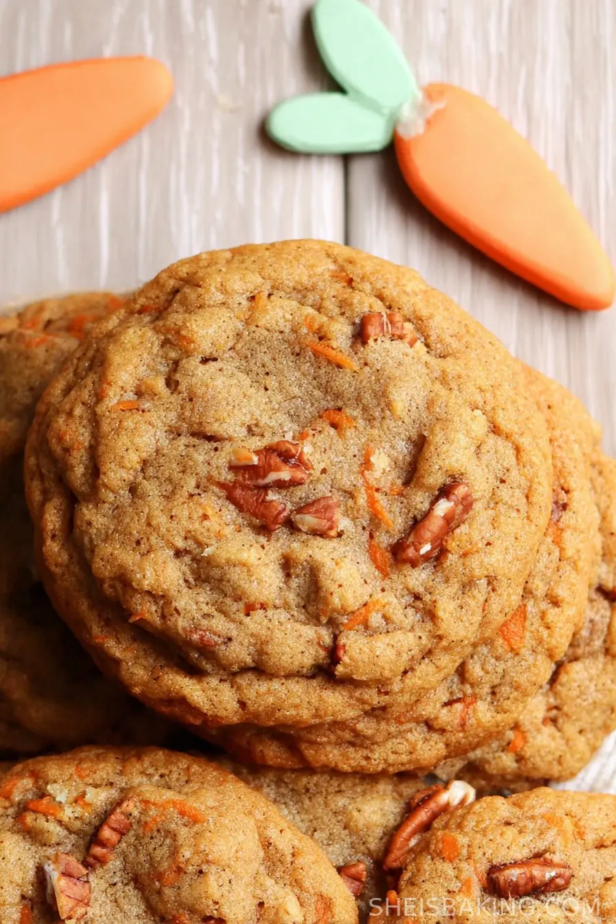 Chewy Brown Butter Carrot Cake Cookies