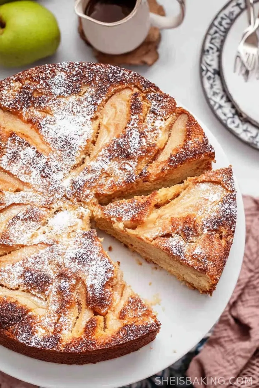 Easy Moist Pear Cake