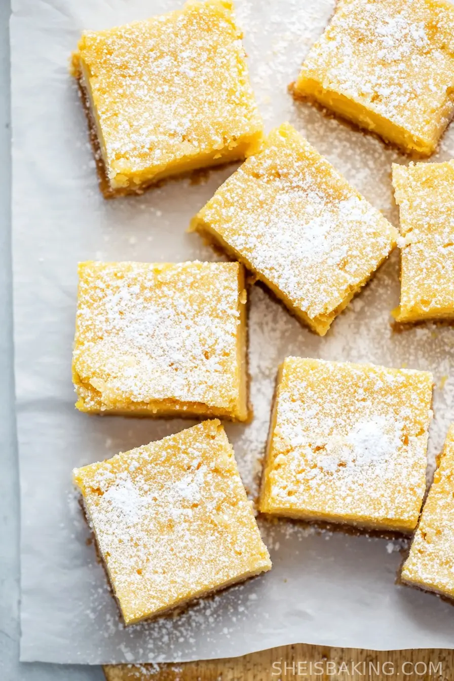 Healthy Lemon Bars