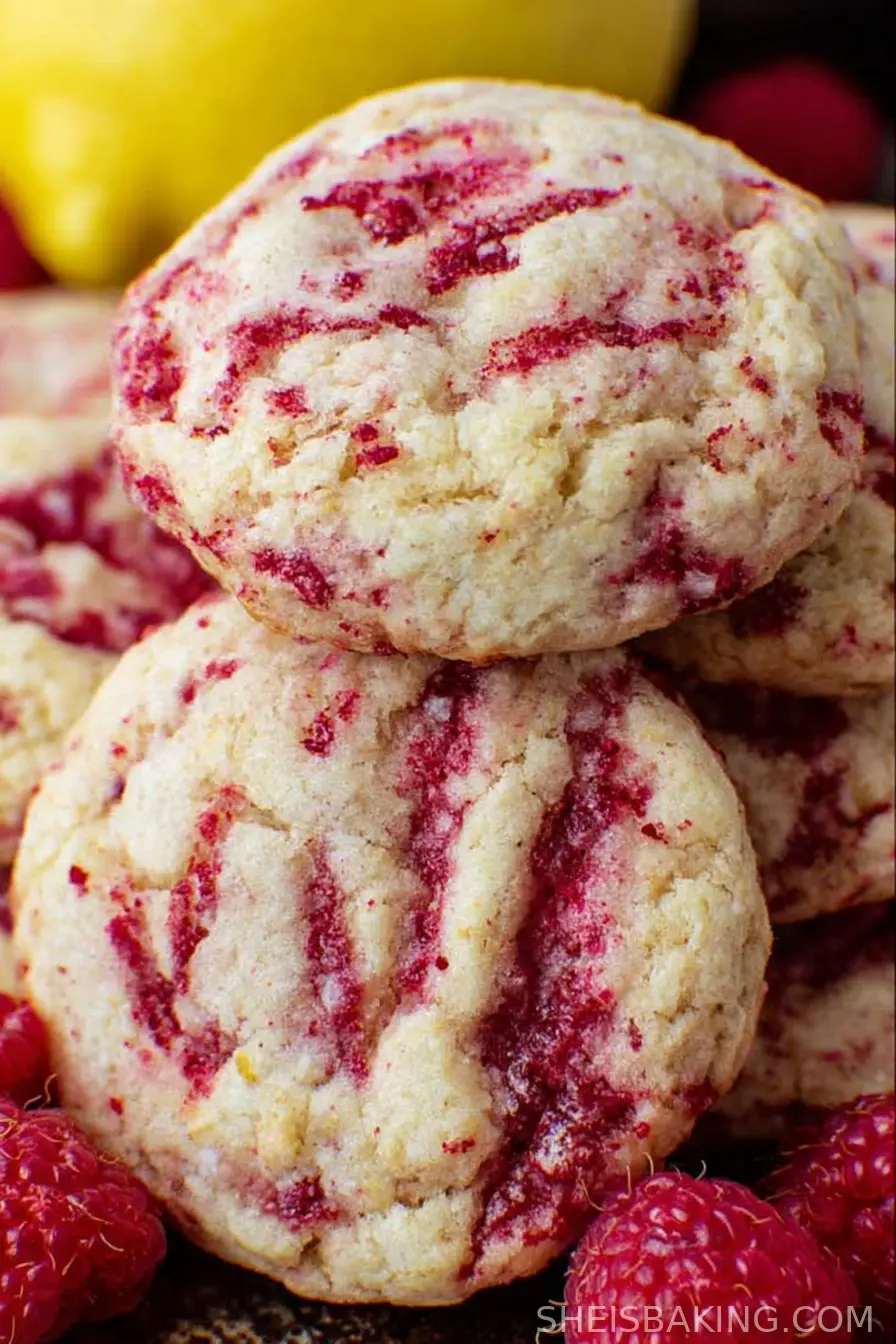 Lemon Raspberry Cookies