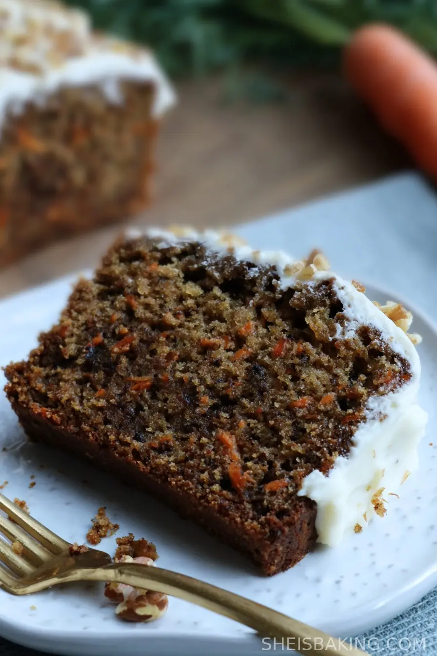 Sourdough Carrot Cake Quick Bread