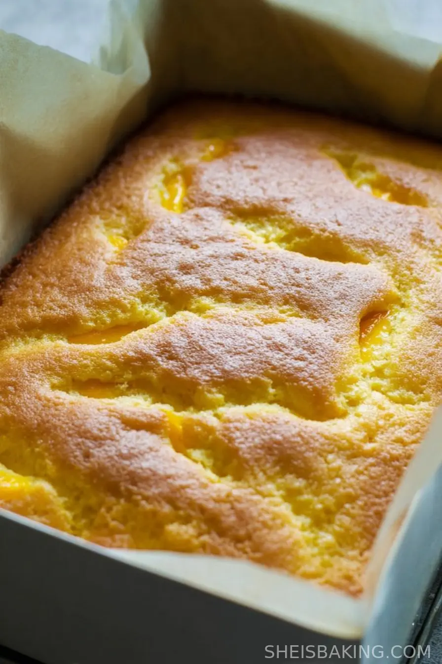 Brown Sugar Peach Cake
